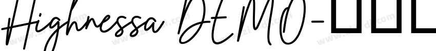 Highnessa DEMO字体转换